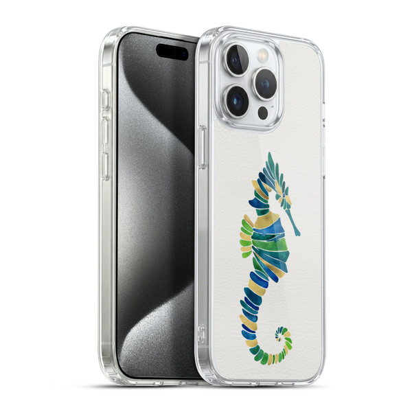 Cat Coquillette Sea Seahorse Multi Soft Gel Case for Apple iPhone 15 Pro Max & MagSafe