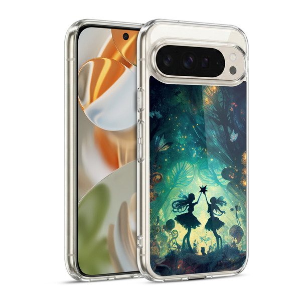 JK Stewart Key Art Star Sisters Soft Gel Case for Google Pixel 9 / Pixel 9 Pro