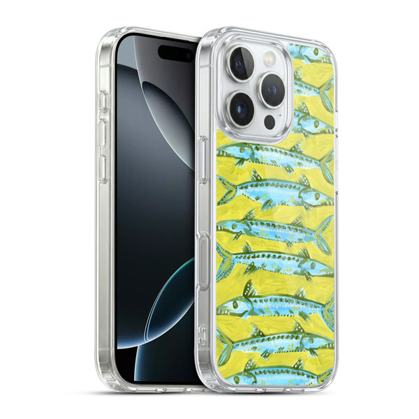 Cat Coquillette Sea Barracuda Yellow Soft Gel Case for Apple iPhone 16 Pro & MagSafe