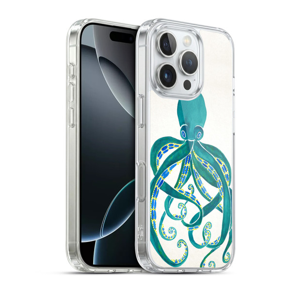 Cat Coquillette Sea Octopus 2 Soft Gel Case for Apple iPhone 16 Pro & MagSafe
