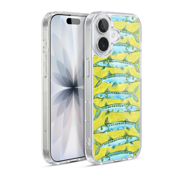 Cat Coquillette Sea Barracuda Yellow Soft Gel Case for Apple iPhone 17