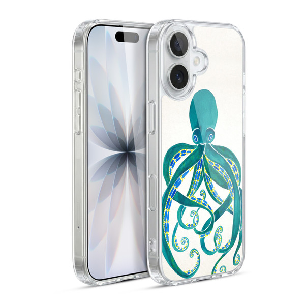Cat Coquillette Sea Octopus 2 Soft Gel Case for Apple iPhone 17