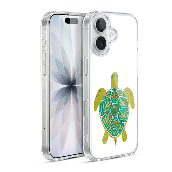 Cat Coquillette Sea Turtle Green Soft Gel Case for Apple iPhone 17