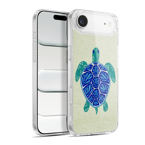 Cat Coquillette Sea Turtle Blue Soft Gel Case for Apple iPhone 17 Air