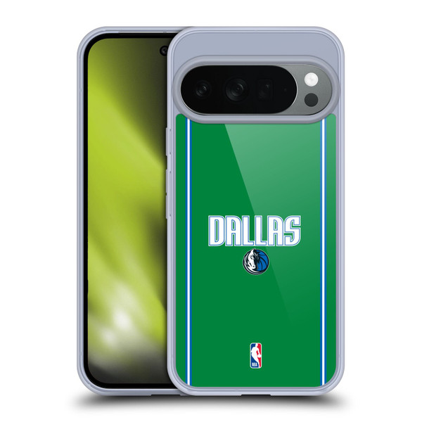 NBA Dallas Mavericks Logo Green Design Soft Gel Case for Google Pixel 10