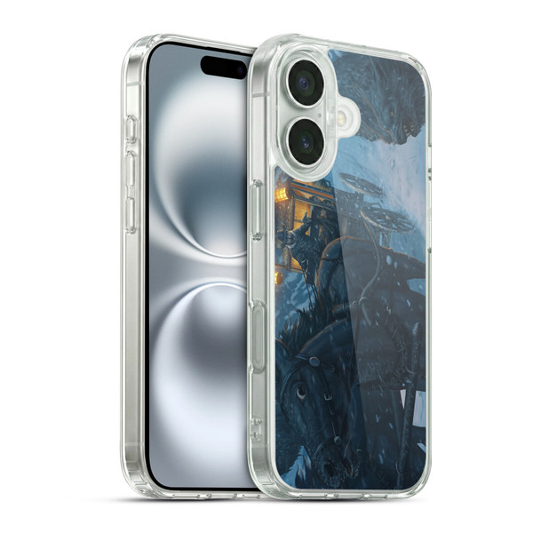 Christos Karapanos Dark Hours Otherworldly Howling Soft Gel Case for Apple iPhone 16 & MagSafe