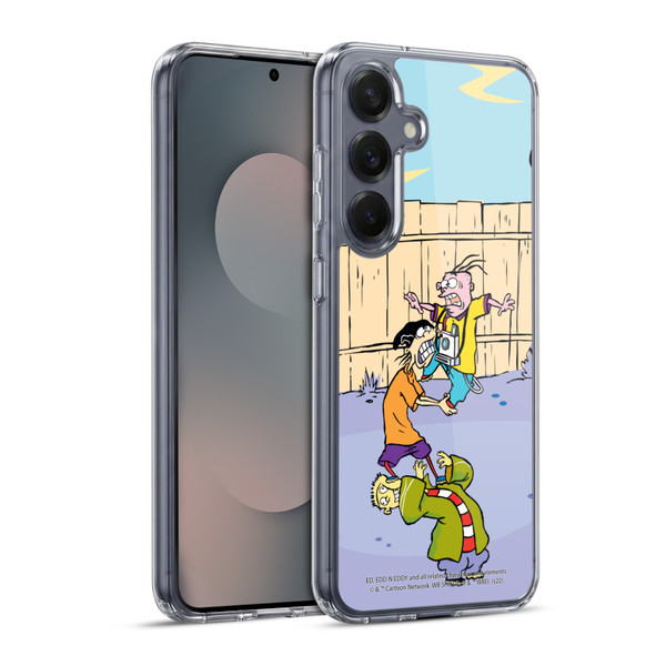Ed, Edd, n Eddy Graphics Characters Soft Gel Case for Samsung Galaxy S25+ & MagSafe