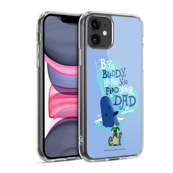 Elf Movie Graphics 1 Narwhal Soft Gel Case for Apple iPhone 11