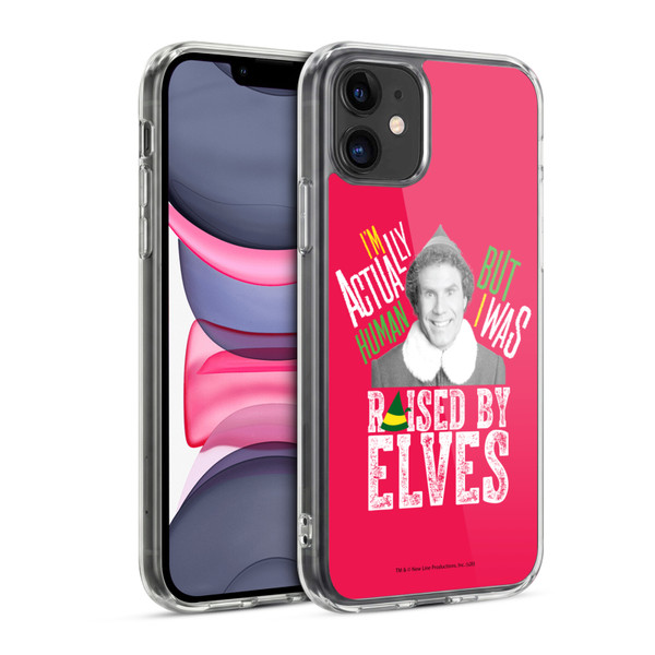 Elf Movie Graphics 1 Raised By Elves Soft Gel Case for Apple iPhone 11