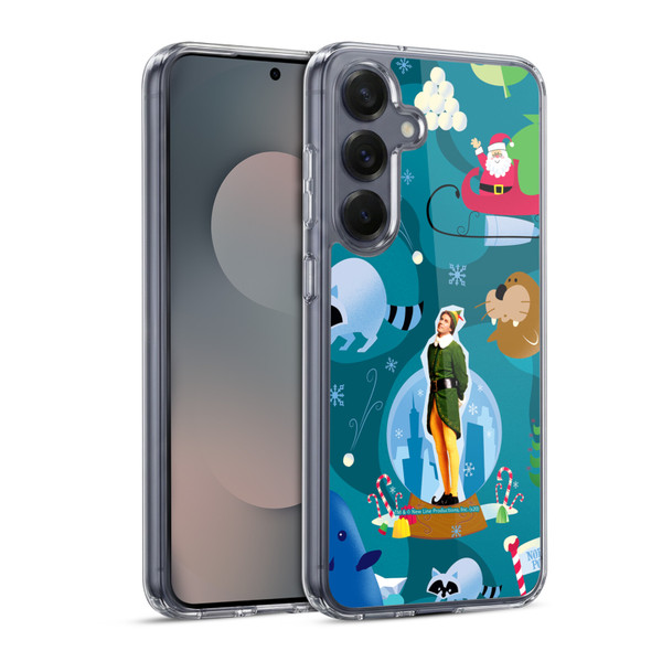 Elf Movie Graphics 1 Animals Pattern Soft Gel Case for Samsung Galaxy S25 & MagSafe