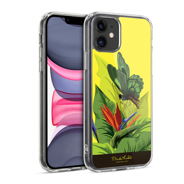 Frida Kahlo Tropical Butterfly Soft Gel Case for Apple iPhone 11