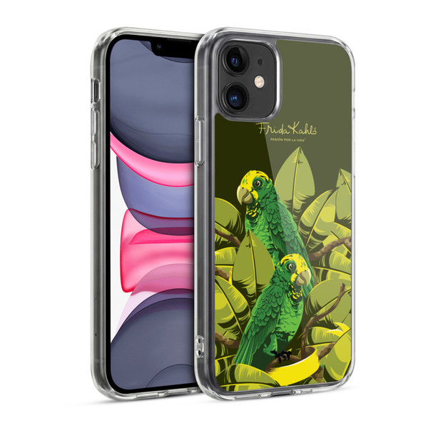 Frida Kahlo Tropical Love Birds Soft Gel Case for Apple iPhone 11