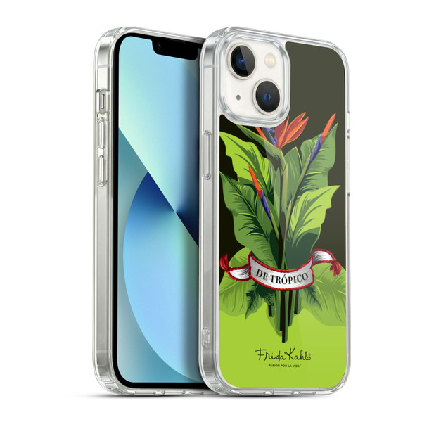 Frida Kahlo Tropical Ribbon Soft Gel Case for Apple iPhone 13