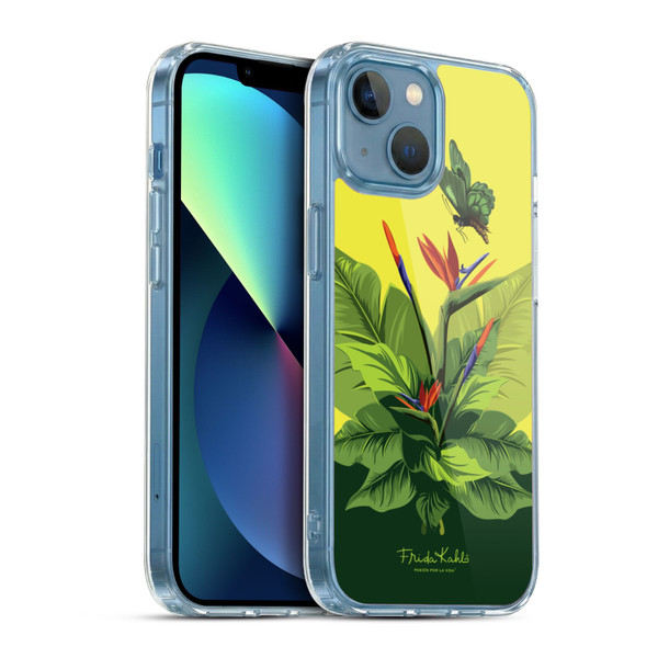 Frida Kahlo Tropical Birds on Branches Soft Gel Case for Apple iPhone 13 Mini & MagSafe