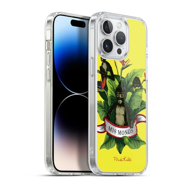 Frida Kahlo Tropical Monkeys Soft Gel Case for Apple iPhone 13 Pro Max & MagSafe