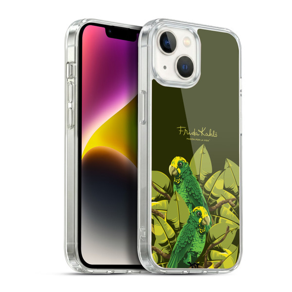 Frida Kahlo Tropical Love Birds Soft Gel Case for Apple iPhone 14