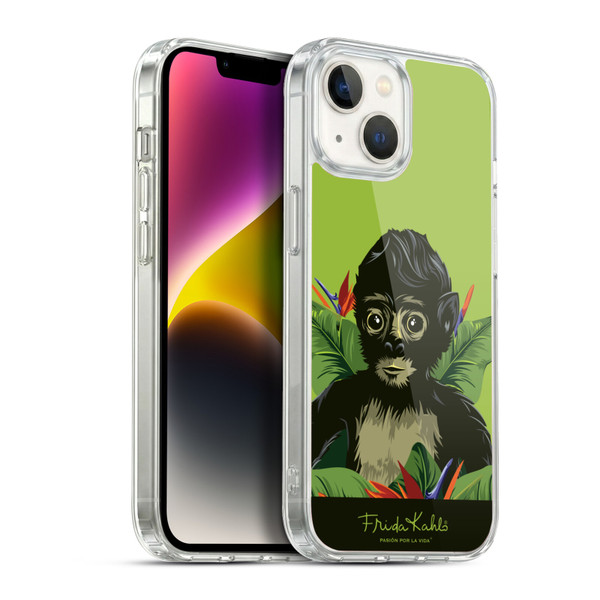 Frida Kahlo Tropical Monkey Soft Gel Case for Apple iPhone 14