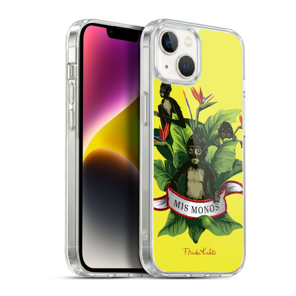Frida Kahlo Tropical Monkeys Soft Gel Case for Apple iPhone 14 Plus & MagSafe