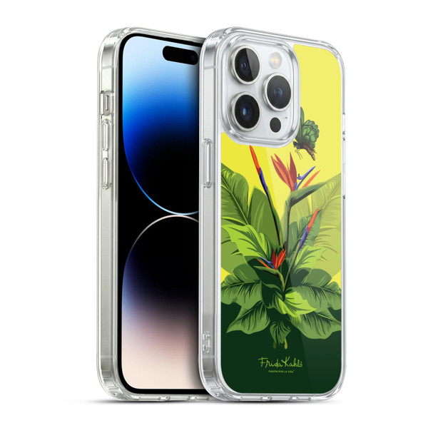 Frida Kahlo Tropical Birds on Branches Soft Gel Case for Apple iPhone 14 Pro & MagSafe