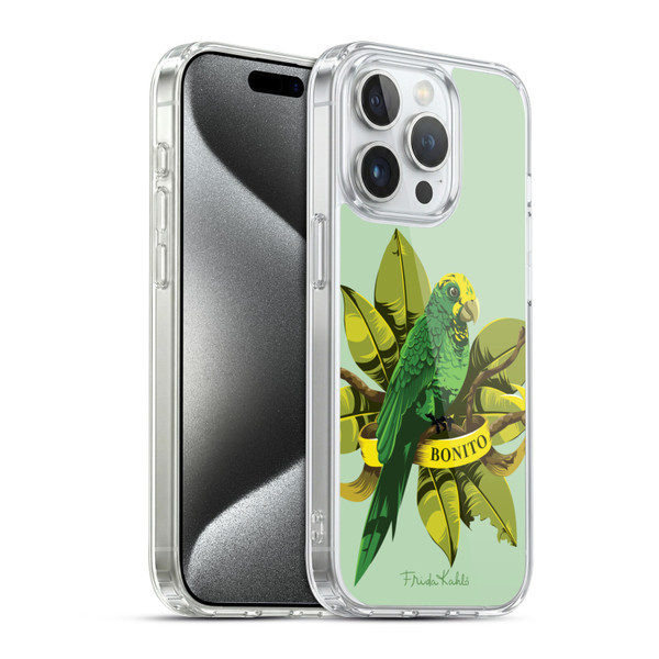 Frida Kahlo Tropical Bird Soft Gel Case for Apple iPhone 15 Pro & MagSafe