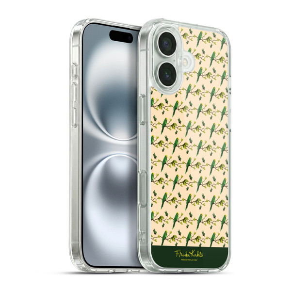 Frida Kahlo Tropical Herb Soft Gel Case for Apple iPhone 16 Plus & MagSafe