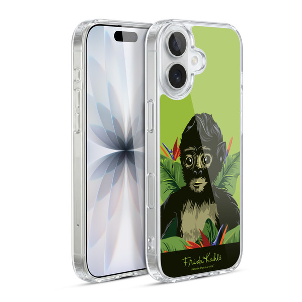 Frida Kahlo Tropical Monkey Soft Gel Case for Apple iPhone 17