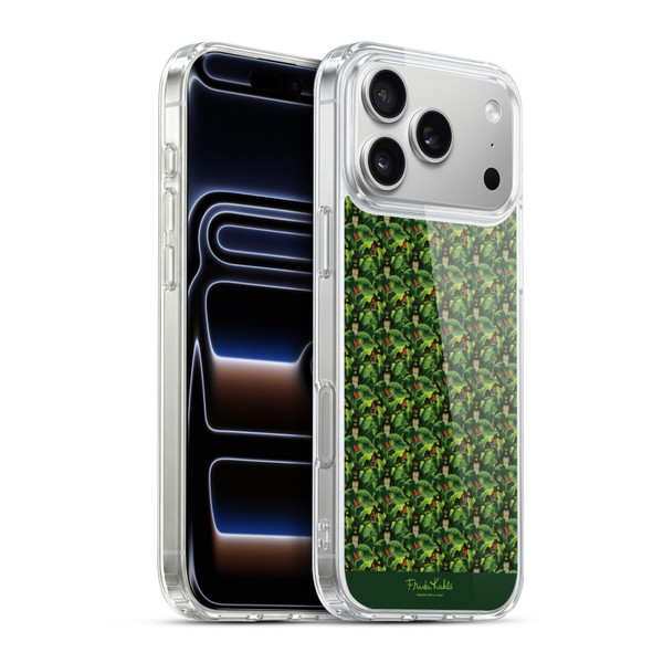 Frida Kahlo Tropical Monkey Pattern Soft Gel Case for Apple iPhone 17 Pro Max