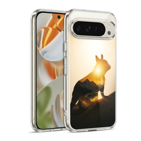 Klaudia Senator French Bulldog Mountain Soft Gel Case for Google Pixel 9 / Pixel 9 Pro