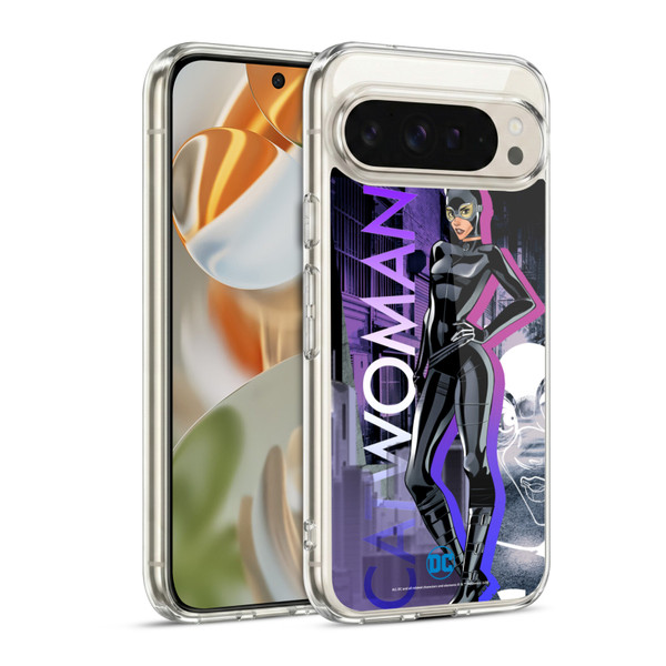 DC Women Core Compositions Catwoman Soft Gel Case for Google Pixel 9 / Pixel 9 Pro