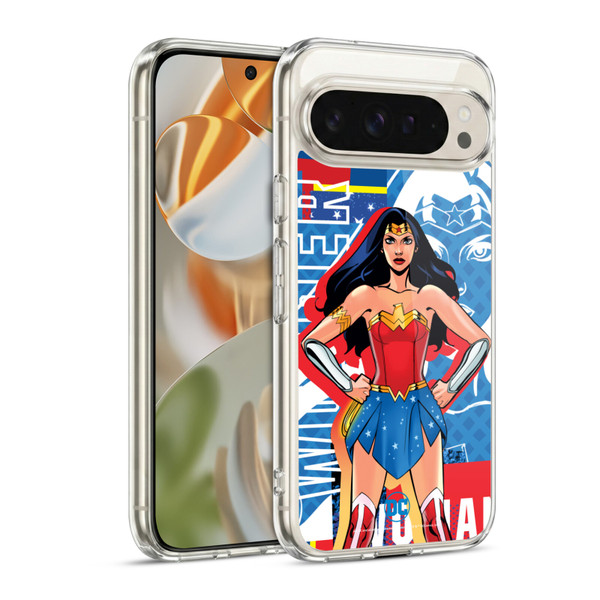 DC Women Core Compositions Wonder Woman Soft Gel Case for Google Pixel 9 / Pixel 9 Pro