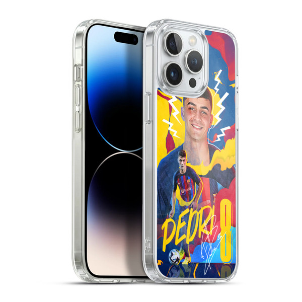 FC Barcelona 2022/23 First Team Pedri Soft Gel Case for Apple iPhone 13 Pro Max & MagSafe