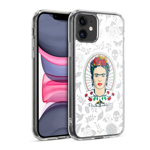 Frida Kahlo Icons Portrait Soft Gel Case for Apple iPhone 11