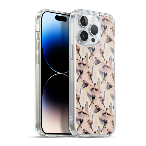 Micklyn Le Feuvre Animals Sparrow Flight Soft Gel Case for Apple iPhone 13 Pro Max & MagSafe