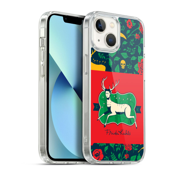 Frida Kahlo Icons Deer Soft Gel Case for Apple iPhone 13
