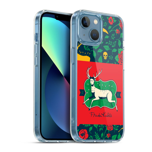 Frida Kahlo Icons Deer Soft Gel Case for Apple iPhone 13 Mini & MagSafe