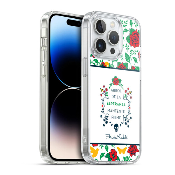Frida Kahlo Icons Typography Soft Gel Case for Apple iPhone 13 Pro & MagSafe