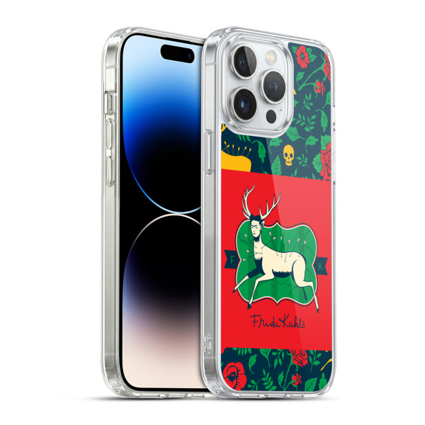 Frida Kahlo Icons Deer Soft Gel Case for Apple iPhone 14 Pro Max & MagSafe