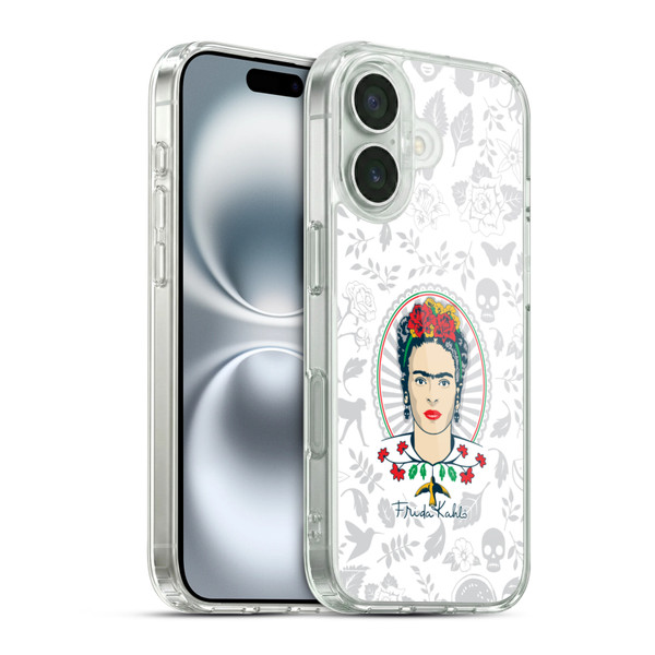 Frida Kahlo Icons Portrait Soft Gel Case for Apple iPhone 16 & MagSafe