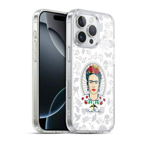 Frida Kahlo Icons Portrait Soft Gel Case for Apple iPhone 16 Pro & MagSafe