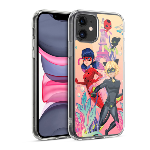 Miraculous Ladybug Aqua Ladybug Aqua Power Soft Gel Case for Apple iPhone 11