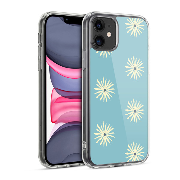 Gabriela Thomeu Retro Sun Blue Soft Gel Case for Apple iPhone 11
