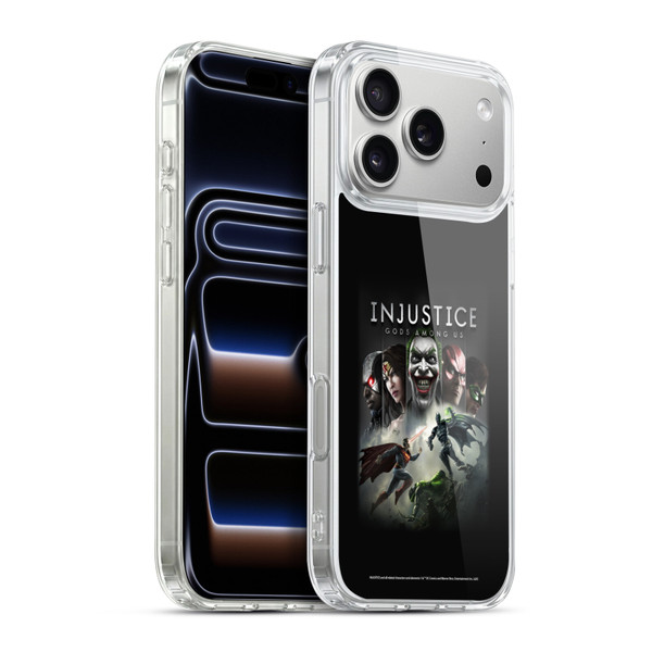 Injustice Gods Among Us Key Art Poster Soft Gel Case for Apple iPhone 17 Pro Max