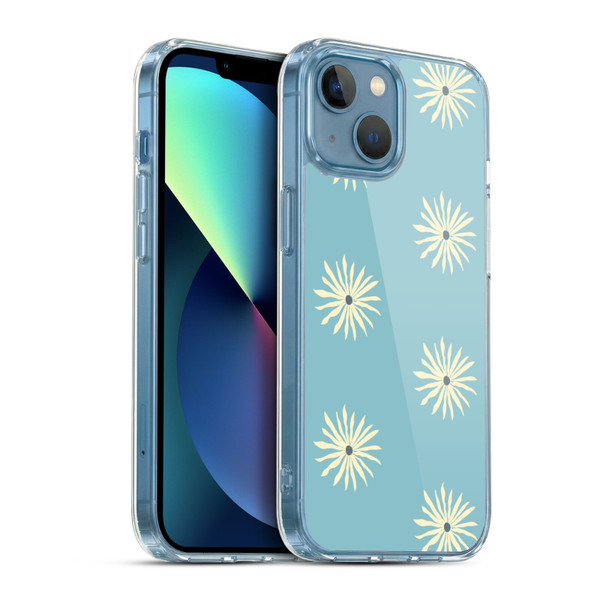 Gabriela Thomeu Retro Sun Blue Soft Gel Case for Apple iPhone 13 Mini & MagSafe