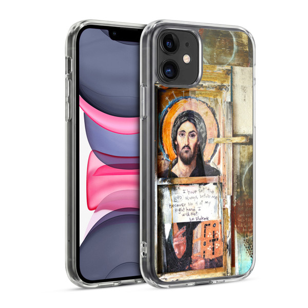 Michel Keck Religious Abstract Psalm Soft Gel Case for Apple iPhone 11