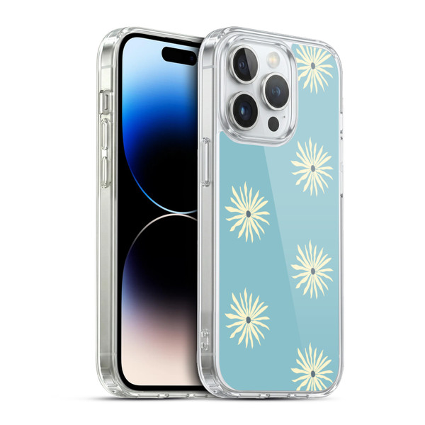 Gabriela Thomeu Retro Sun Blue Soft Gel Case for Apple iPhone 13 Pro & MagSafe