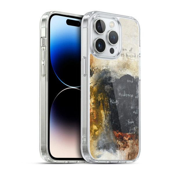Michel Keck Religious Abstract Hebrews Soft Gel Case for Apple iPhone 13 Pro & MagSafe
