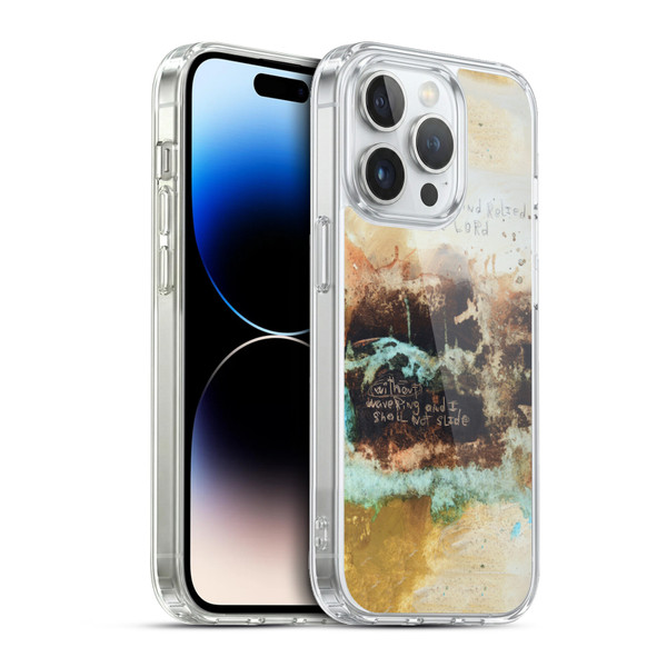 Michel Keck Religious Abstract Psalm 3 Soft Gel Case for Apple iPhone 13 Pro & MagSafe