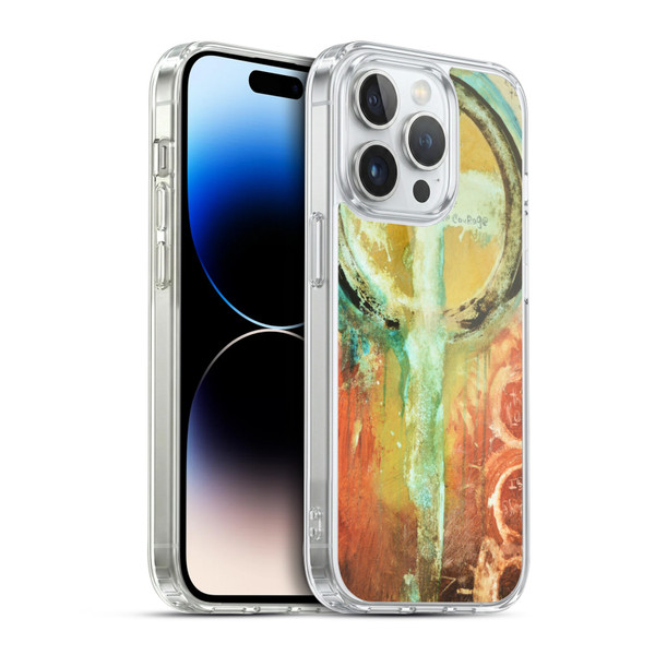 Michel Keck Religious Abstract Psalm 2 Soft Gel Case for Apple iPhone 14 Pro & MagSafe