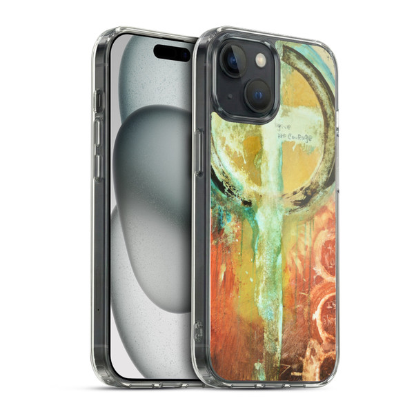 Michel Keck Religious Abstract Psalm 2 Soft Gel Case for Apple iPhone 15 & MagSafe
