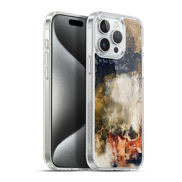 Michel Keck Religious Abstract Proverbs Soft Gel Case for Apple iPhone 15 Pro Max & MagSafe